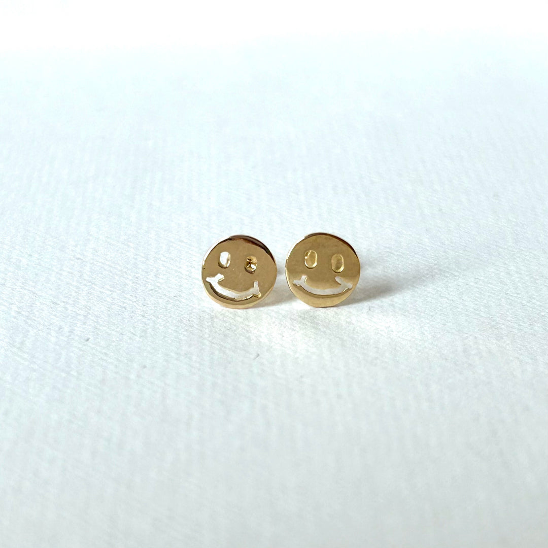 Smiley Stud Earrings
