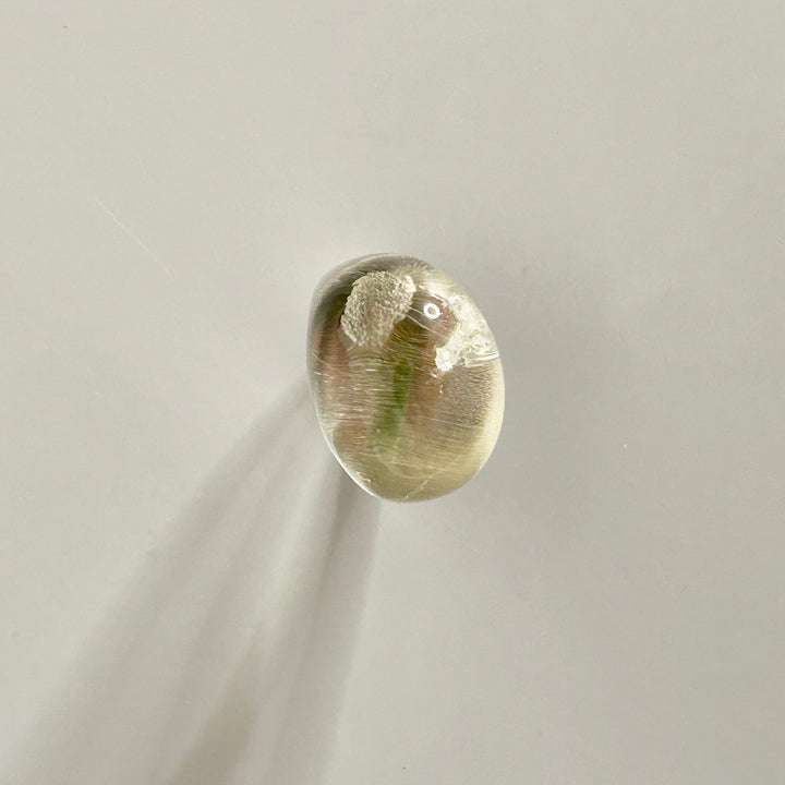 Himalaya Quartz Round Rock Ring