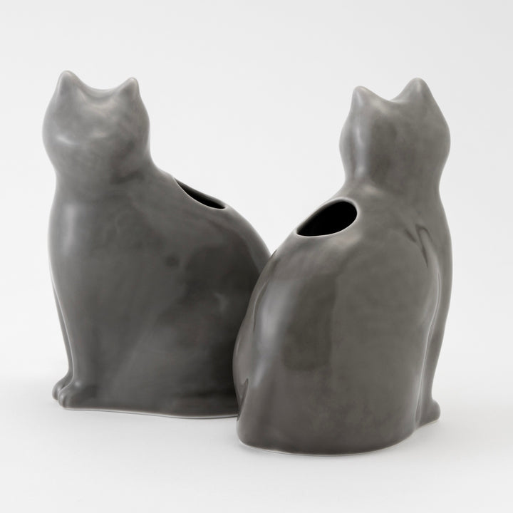 I AM Black Cat Vase