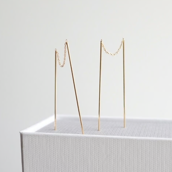 Thin Thread Couture Earrings