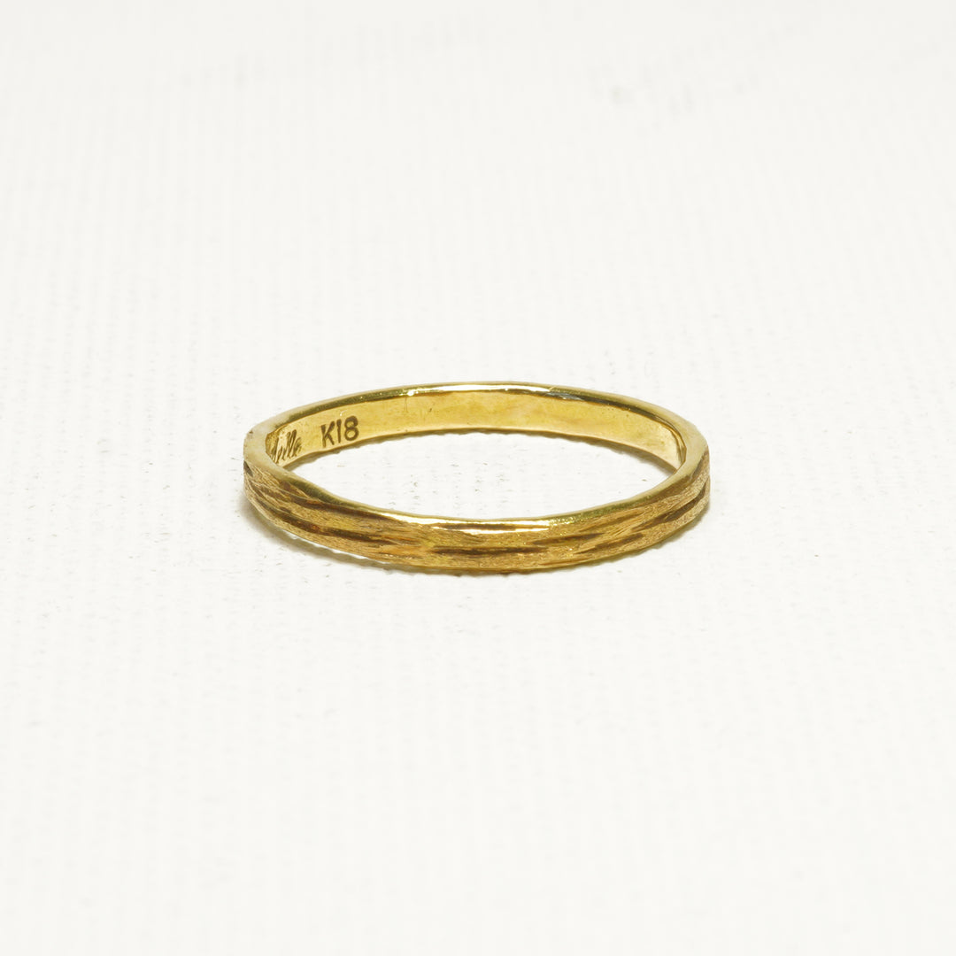 1.5mm Wooden Texture Ring