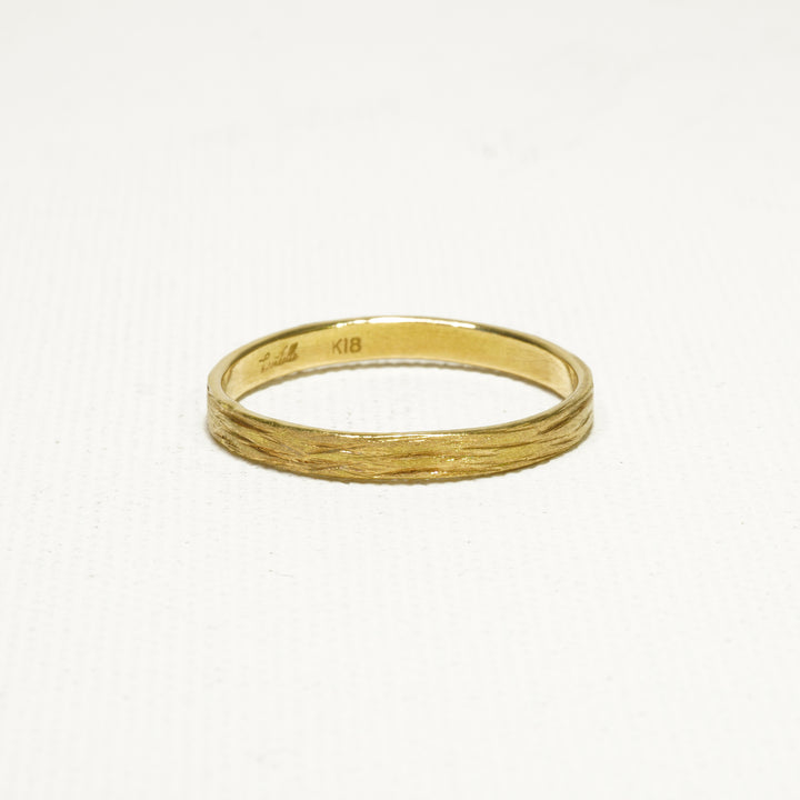 2mm Wooden Texture Ring
