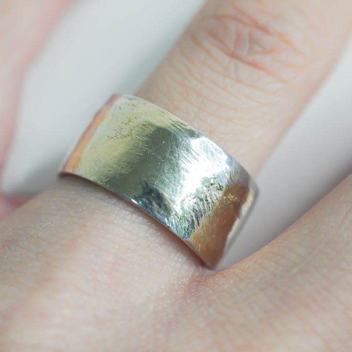 10mm Painted Silver Ring