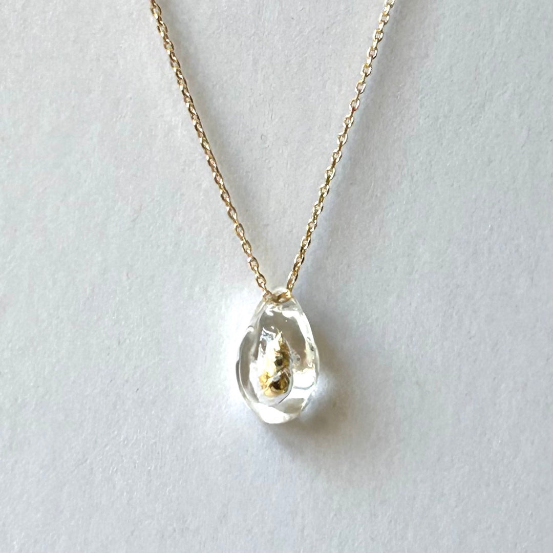 Pure Gold Nugget Necklace