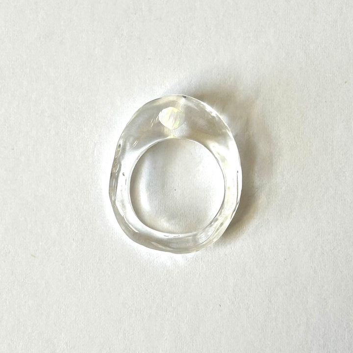 Opal Glass Ring