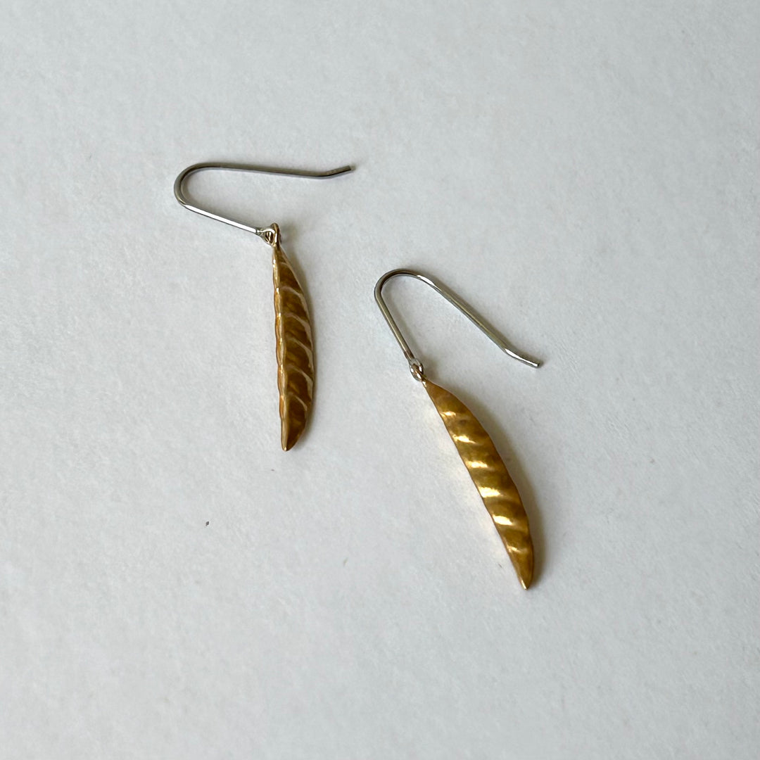 Seed Pod Drop Earrings